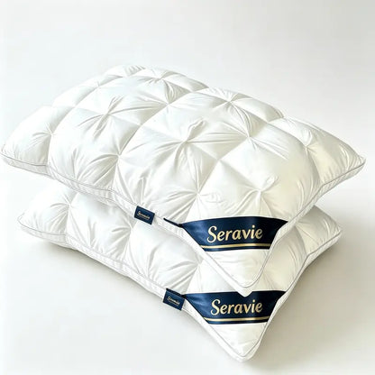 Luxury Hotel Style White Pillow, Ultra Soft down Alternative Pillow, Great for All Sleeping Positions