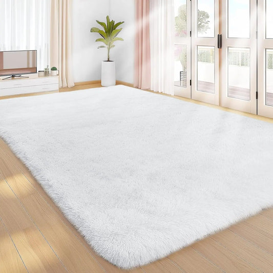 Large Shag Area Rugs, Contemporary Rugs, Modern Shaggy Rug, Tie-Dyed Plush Fuzzy Rug for Living Room, Ultra Soft Fluffy Furry Rugs for Bedroom, Indoor Nursery Carpet for Kids Room, Cozy Area Rug, Cozy Decorative Rug, Home Decor #GLOBAL PICKS