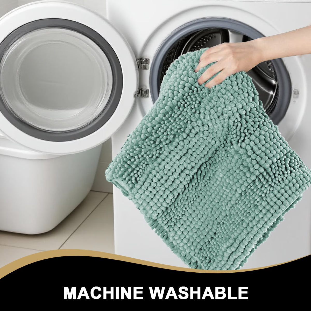 Bath Rug Set - Absorbent - 2 Piece, DUCKSHELL