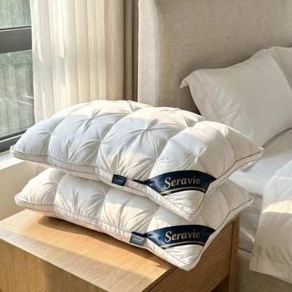 Luxury Hotel Style White Pillow, Ultra Soft down Alternative Pillow, Great for All Sleeping Positions