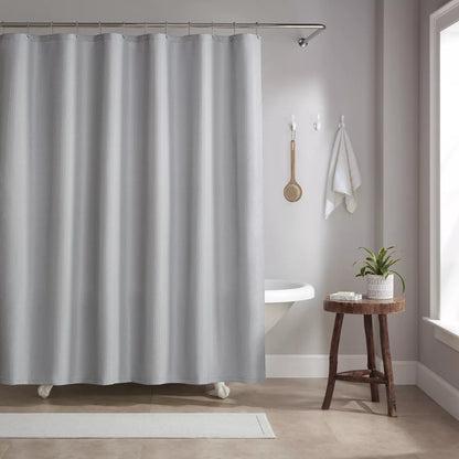 Host & Home Poly Shower Curtain Set 72X72 Raindrop Pattern