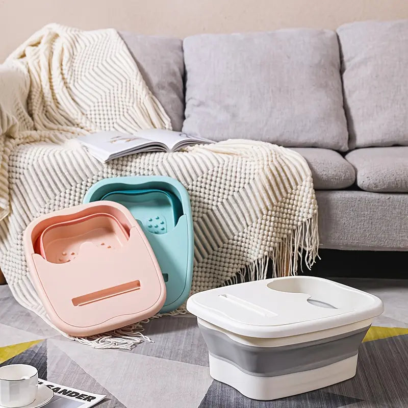 Ultimate Soaking Experience for Comfortable Feet, Collapsible Foot Spa Bath