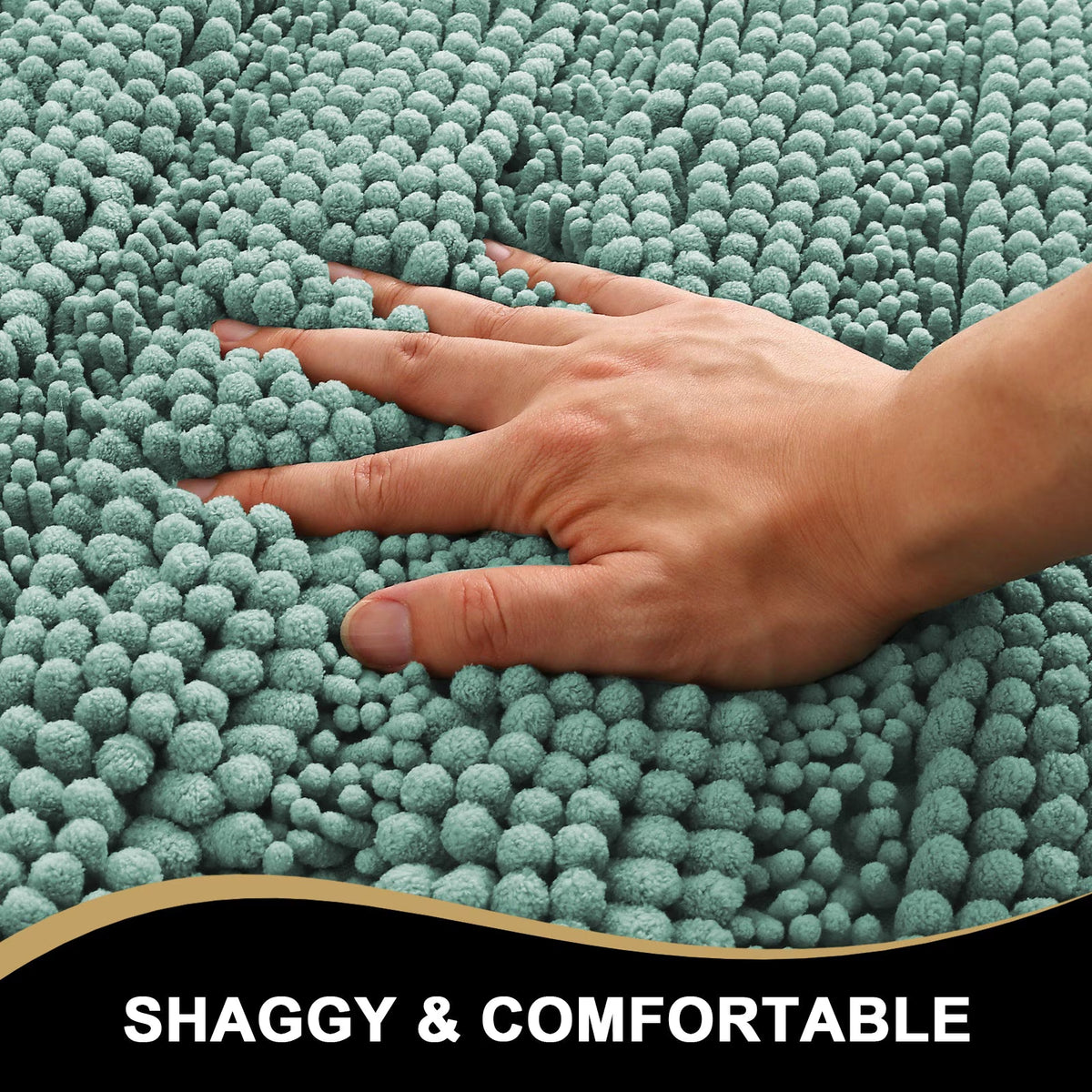 Bath Rug Set - Absorbent - 2 Piece, DUCKSHELL